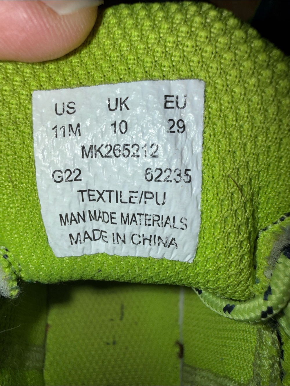 Merrell Kids Trail Sneakers in Gray & Neon Green - Picture 5 of 5